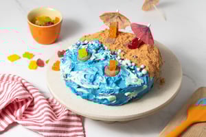 Kids Cake Decorating - Teddy's Beach Day 