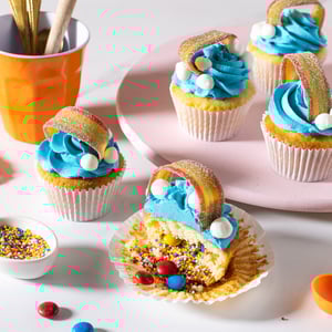 Pinata Cupcakes - 1x1